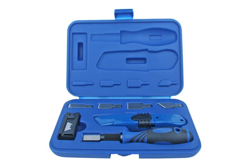 Falzschaber-Kit mit Schaber und Universalmesser