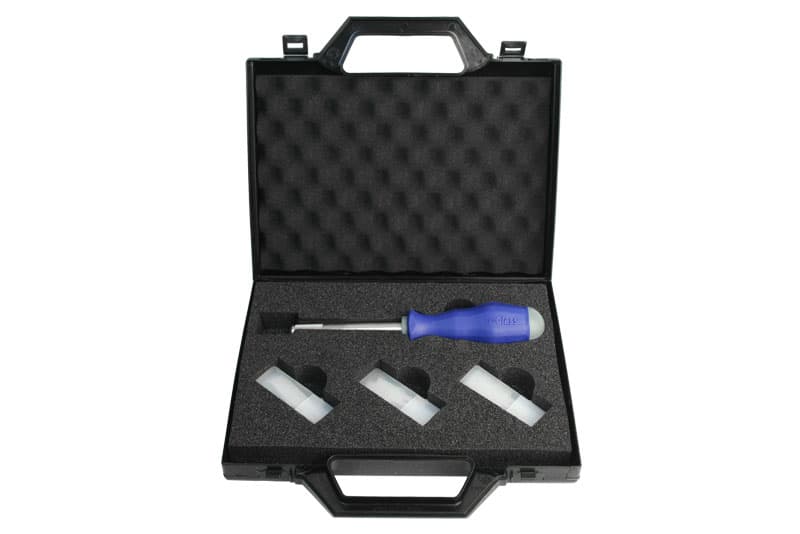 Falzschaber-Kit mit langem Schabergriff