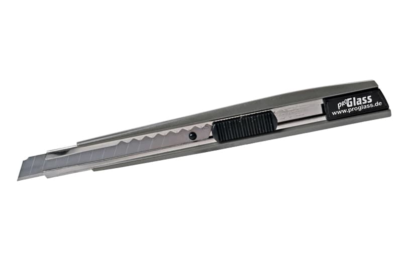 Cutter Messer 9 mm mit Aufdruck "ProGlass"