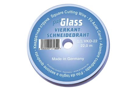 ProGlass Schneidedraht, 4-kant, Spule zu 44 m