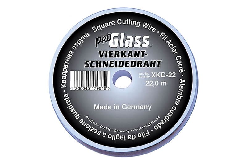ProGlass Schneidedraht, 4-kant, Spule zu 22 m