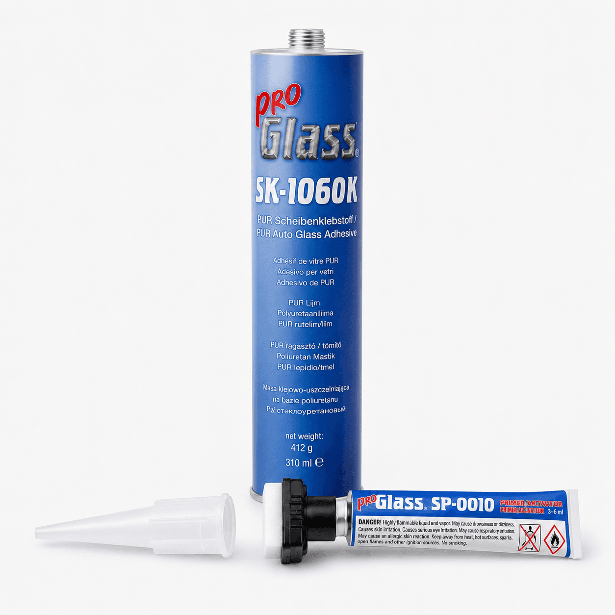 ProGlass Scheibenkleberset 310ml Kartusche